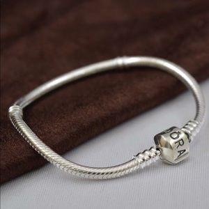 925 stamped sterling silver Pandora bracelet